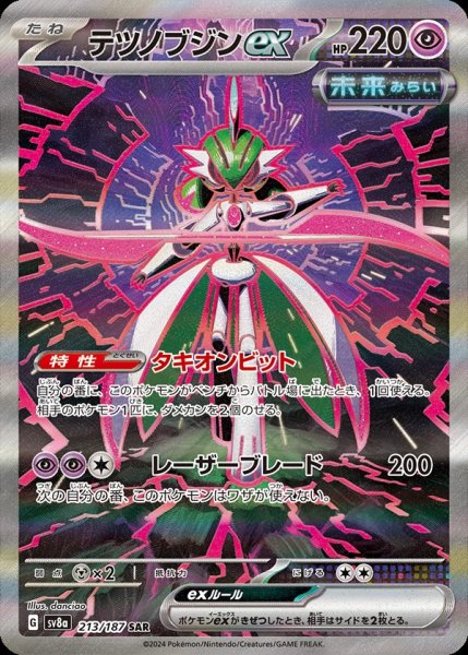 画像1: テツノブジンex 【超】【SAR】【213/187】 (1)
